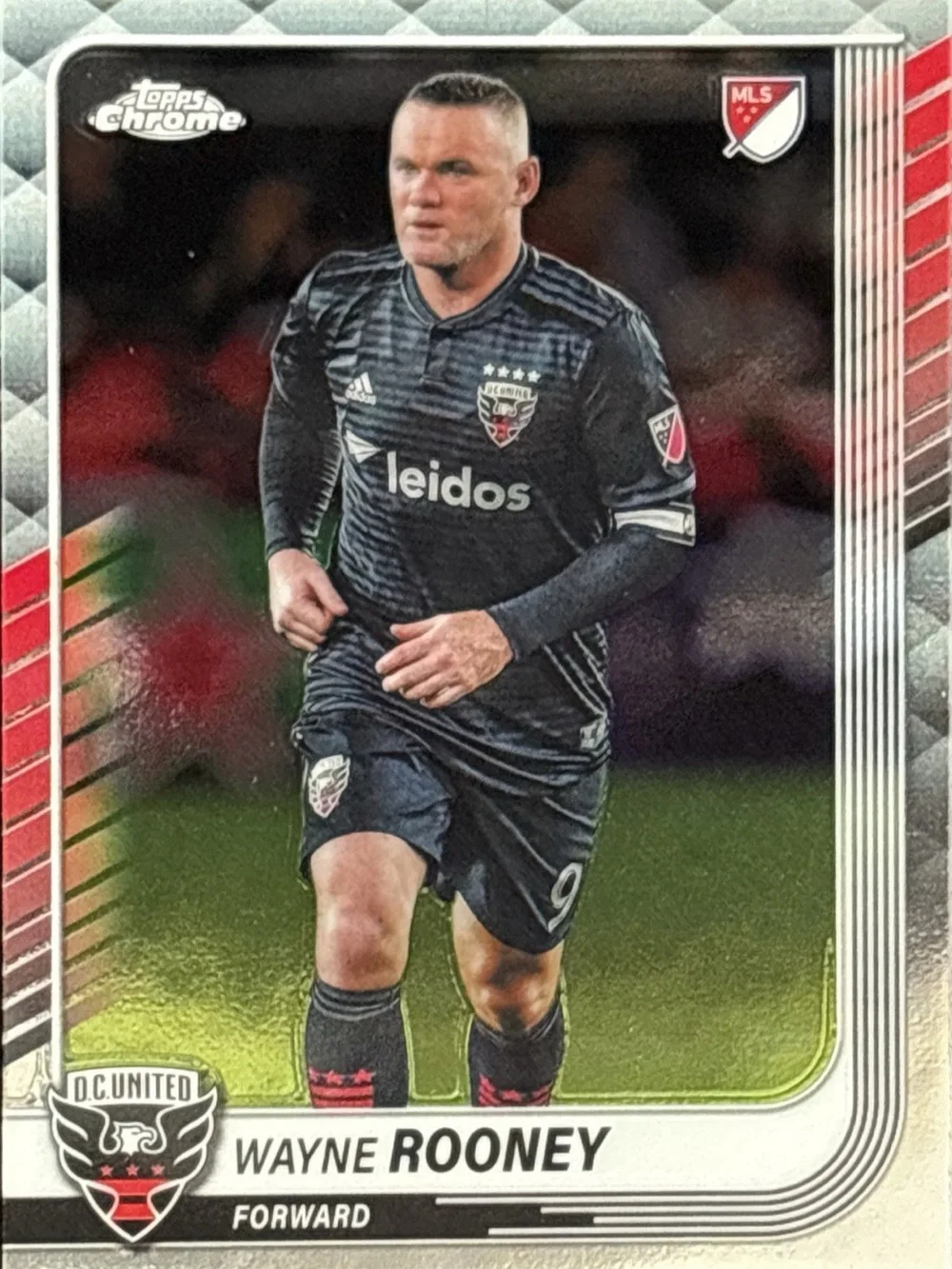 Topps Chrome Wayne Rooney DC United Soccer Card